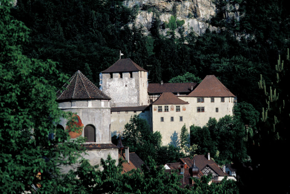 Schattenburg und Katzenturm in Feldkirch © Andreas Gaßner / Vorarlberg Tourismus