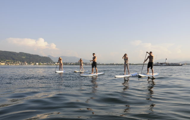 Stand up paddeln (SUP) am Bodensee (c) Canyoning Team Vorarlberg