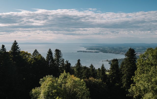 Blick auf den Bodensee vom Pfänder