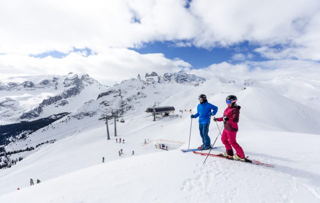 Skifahren am Golm im Montafon, Skigebiete in Vorarlberg (c) Stefan Kothner I Montafon Tourismus GmbH
