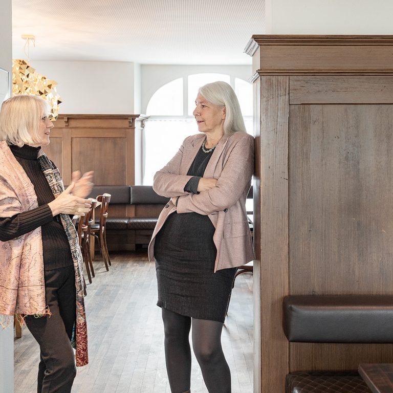 Marina Hämmerle und Renate Breuss im Gespräch (c) Lukas Hämmerle Marina Hämmerle und Renate Breuss im Gespräch (c) Lukas Hämmerle