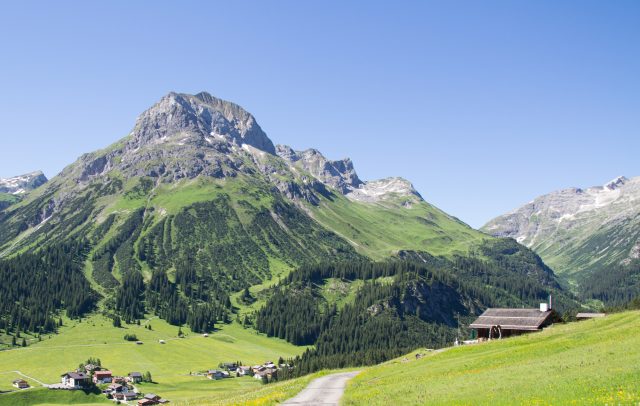 Blick aufs Omeshorn von der Rudalpe (c) Bernadette Otter / Lech Zürs Tourismus